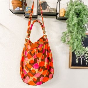 Marc by Marc Jacobs colorful geometric hobo bag